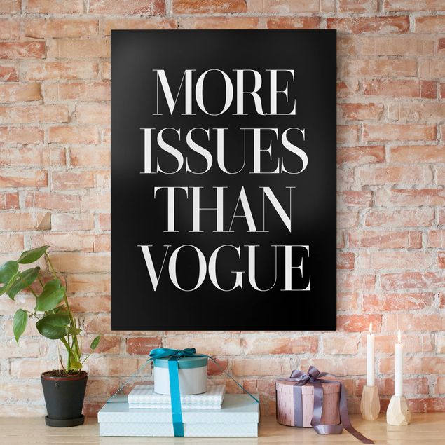 Nowoczesne obrazy do salonu Więcej problemów niż Vogue