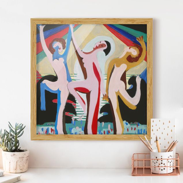 Dekoracja do kuchni Ernst Ludwig Kirchner - Taniec kolorów