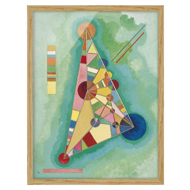Obrazy w ramie do korytarzu Wassily Kandinsky - Trójkąt