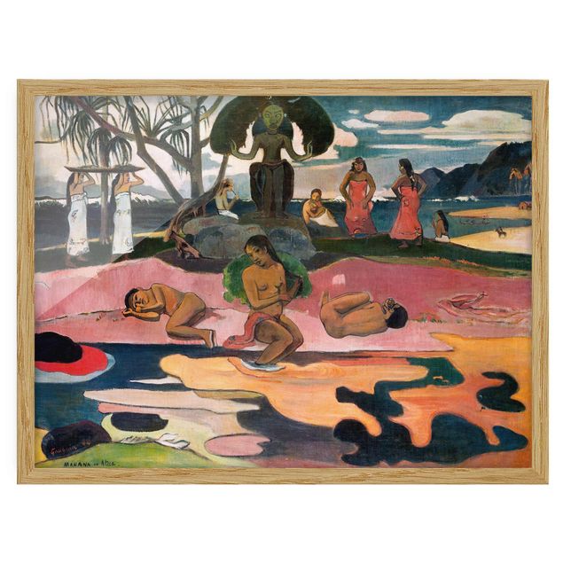Obrazy w ramie krajobraz Paul Gauguin - Dzień boży
