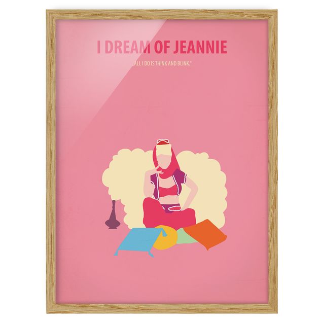 Obrazy w ramie do łazienki Plakat filmowy I dream of Jeannie