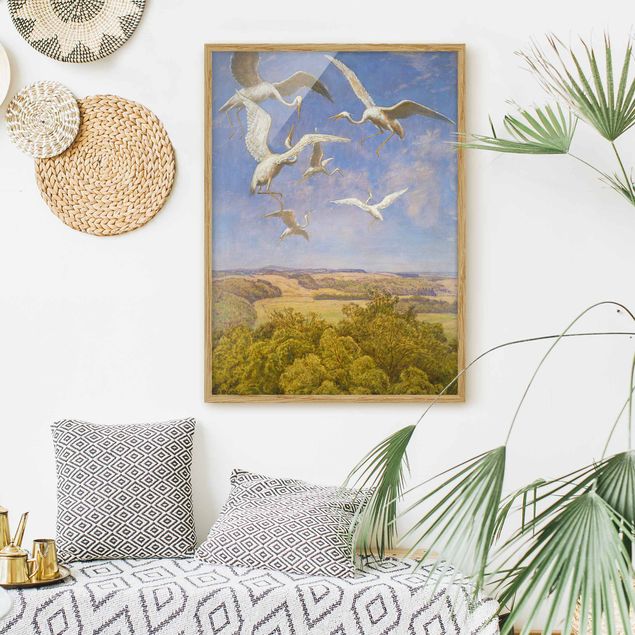 Obrazy w ramie artystyczny Hans Thoma - Radość latania