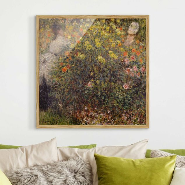 Dekoracja do kuchni Claude Monet - Ogród kwiatowy