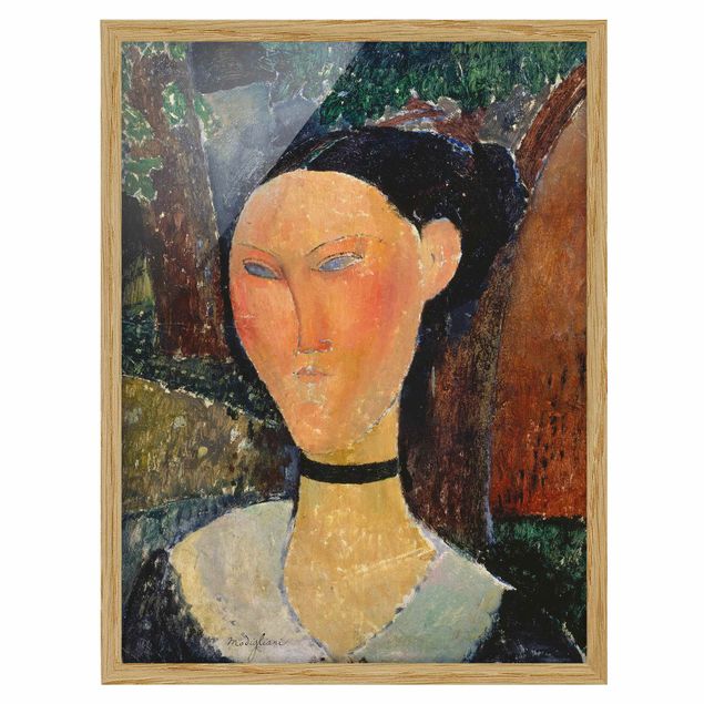 Obrazy w ramie do łazienki Amedeo Modigliani - Młoda kobieta