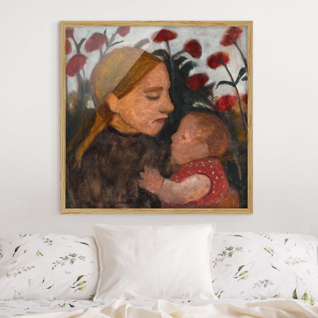 Obrazy ekspresjonizm Paula Modersohn-Becker - Młoda kobieta z dzieckiem