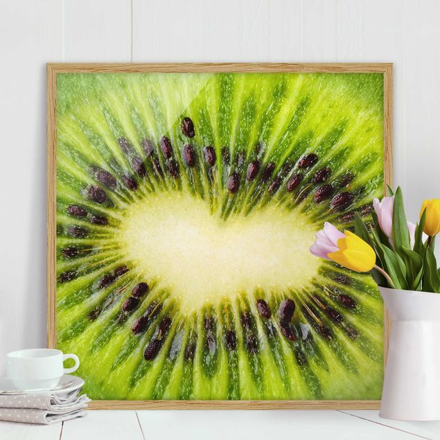 Obrazy owoc Serce Kiwi