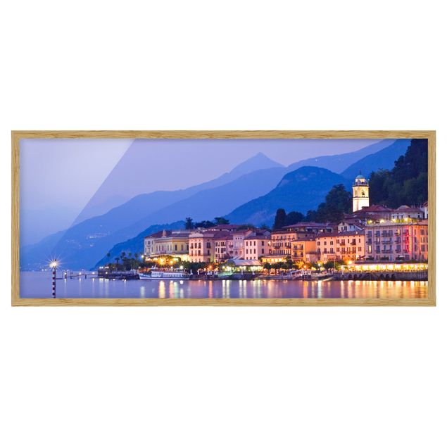 Obrazy w ramie do korytarzu Bellagio nad jeziorem Como
