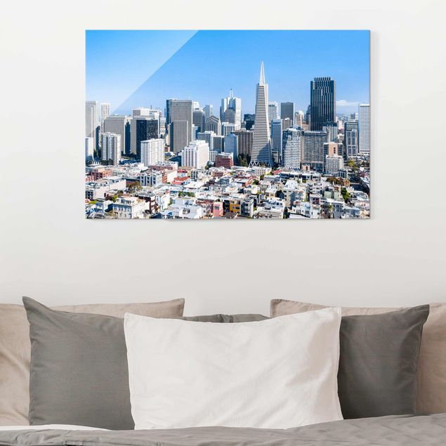 Obrazy na szkle architektura i horyzont San Francisco Skyline