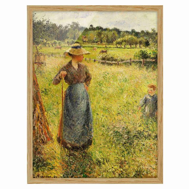 Obrazy w ramie krajobraz Camille Pissarro - Żona hochsztaplera