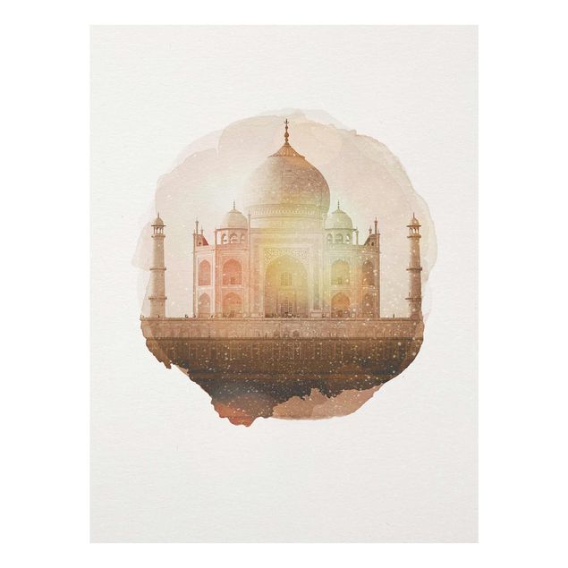 Obrazy do salonu Akwarele - Tadż Mahal