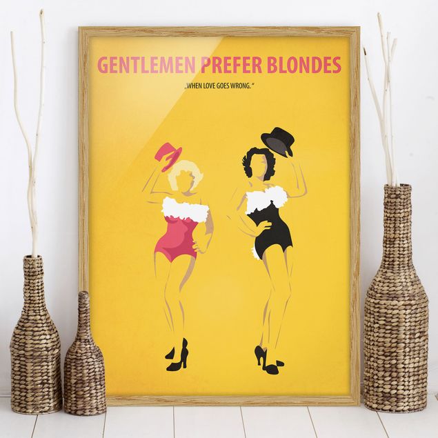 Dekoracja do kuchni Plakat filmowy Dżentelmeni wolą blondynki