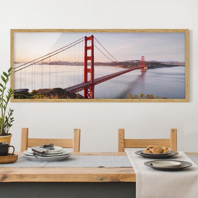 Nowoczesne obrazy do salonu Most Złotoen Gate w San Francisco