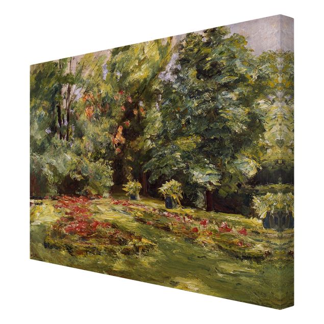 Obrazy krajobraz Max Liebermann - Taras kwiatowy w ogrodzie Wannsee