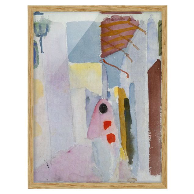 Obrazy w ramie do korytarzu August Macke - Kobieta na ulicy