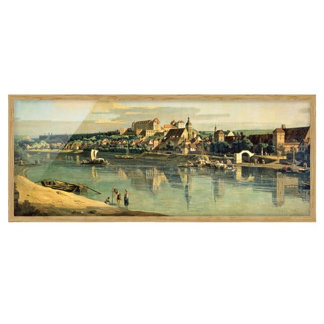 Obrazy w ramie artystyczne Bernardo Bellotto - Widok na Pirnę