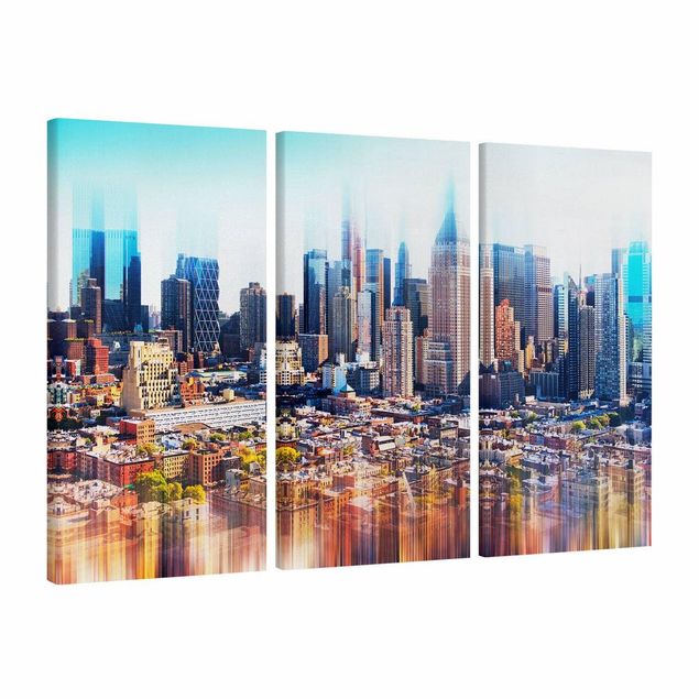 Nowy Jork obrazy Manhattan Skyline Urban Stretch