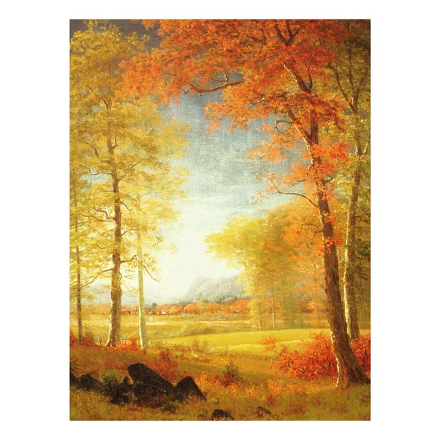 Obrazy nowoczesne Albert Bierstadt - Jesień w hrabstwie Oneida, Nowy Jork