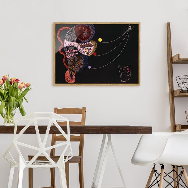 Obrazy w ramie artystyczny Wassily Kandinsky - Duży i malutki