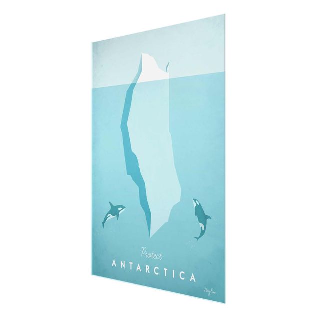 Obrazy na szkle zwierzęta Plakat podróżniczy - Antarktyda