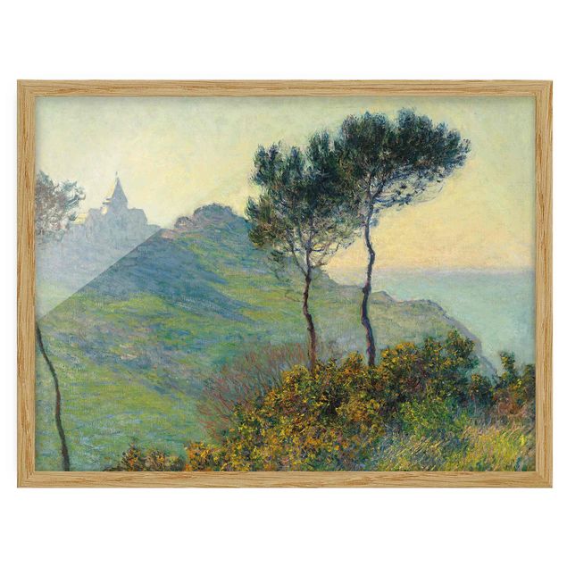 Obrazy w ramie krajobraz Claude Monet - Wieczorne słońce w Varengeville