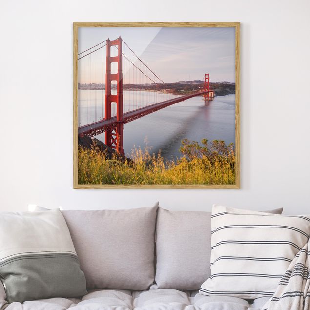Nowoczesne obrazy do salonu Most Złotoen Gate w San Francisco