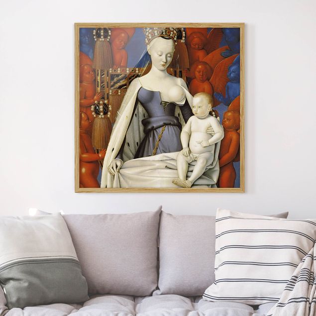 Obrazy w ramie artystyczny Jean Fouquet - Madonna w intronizacji