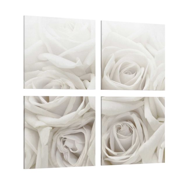 Obrazy góry Białe róże