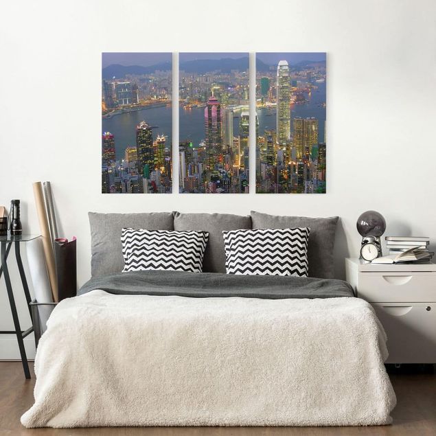Obrazy nowoczesny Skala nieba Hongkongu