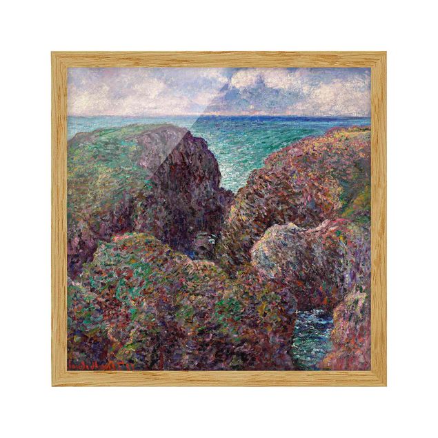 Obrazy w ramie krajobraz Claude Monet - Grupa skalna Port-Goulphar