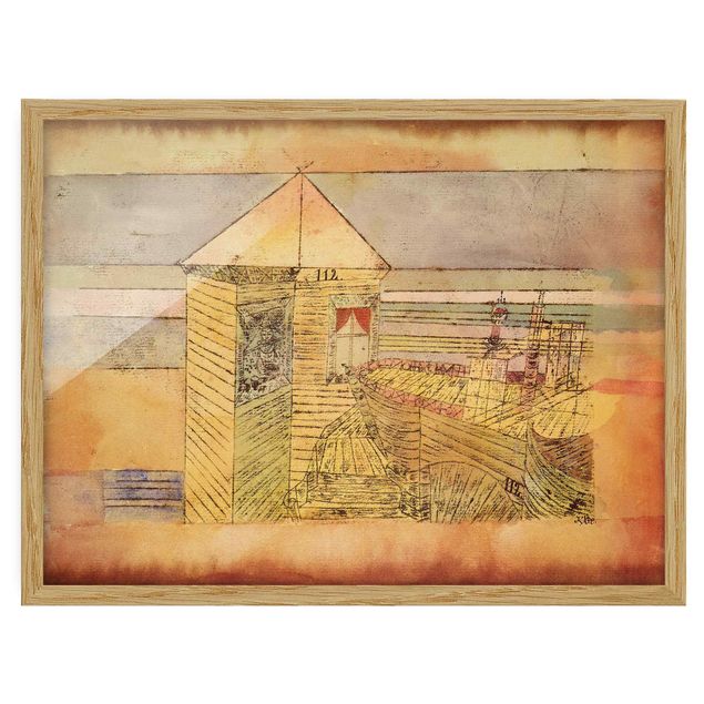 Obrazy w ramie do łazienki Paul Klee - Cudowne lądowanie