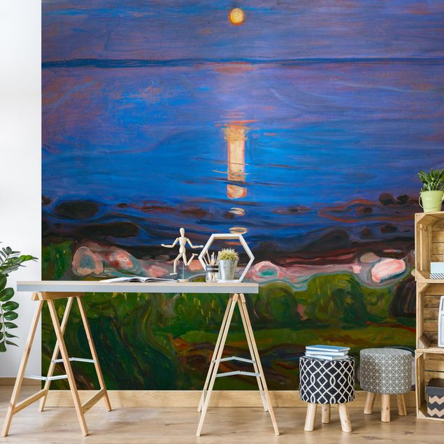 Dekoracja do kuchni Edvard Munch - Letnia noc nad morzem