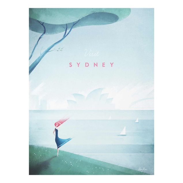 Obrazy na szkle krajobraz Plakat podróżniczy - Sidney