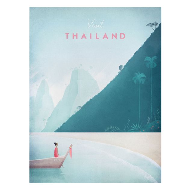Obrazy krajobraz Plakat podróżniczy - Tajlandia