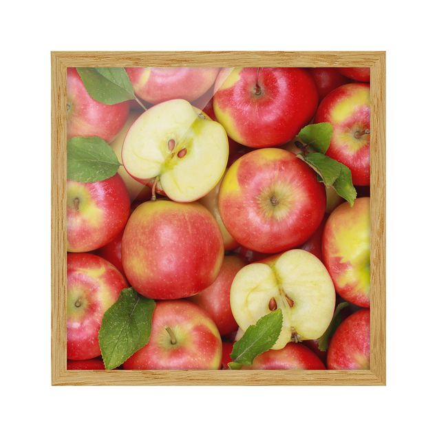 Obrazy nowoczesne soczyste jabłka