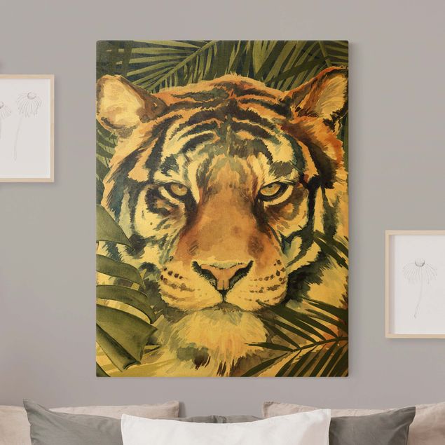 Zwierzęta obrazy Tygrys w dżungli