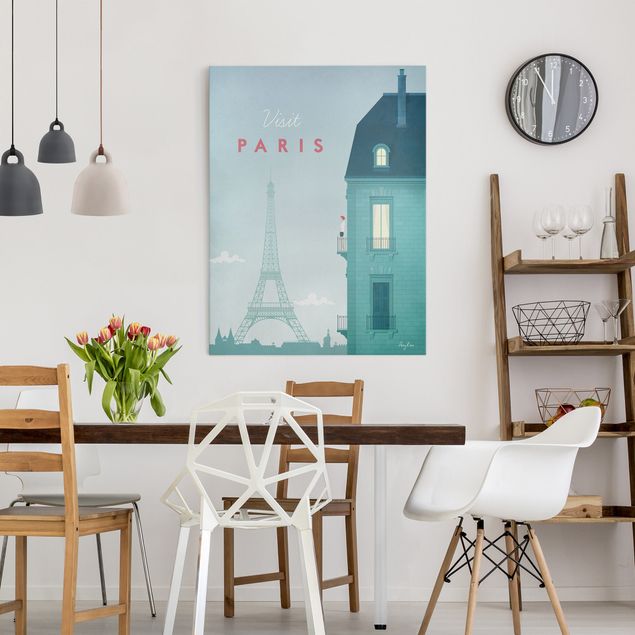 Obrazy do salonu nowoczesne Plakat podróżniczy - Paryż