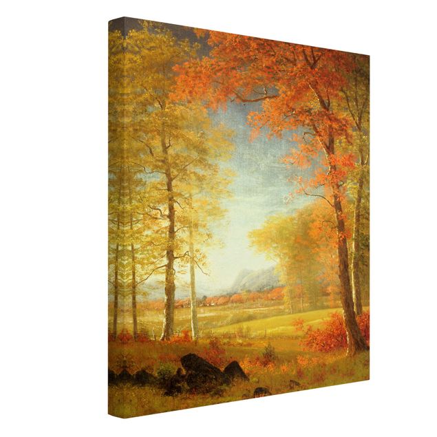 Obrazy romantyzm Albert Bierstadt - Jesień w hrabstwie Oneida, Nowy Jork