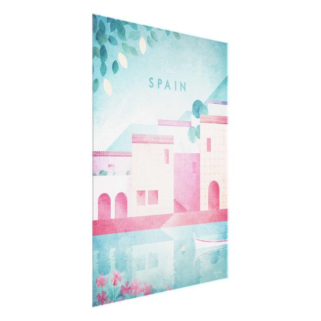 Obrazy do salonu Plakat podróżniczy - Hiszpania