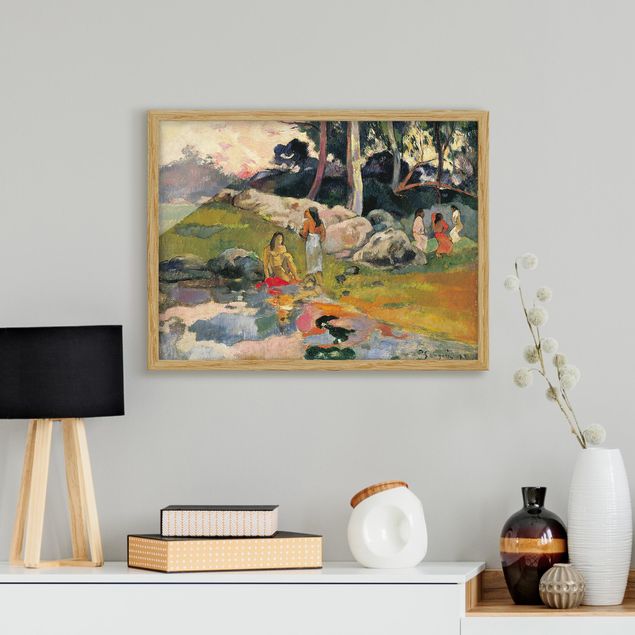 Impresjonizm obrazy Paul Gauguin - brzeg rzeki