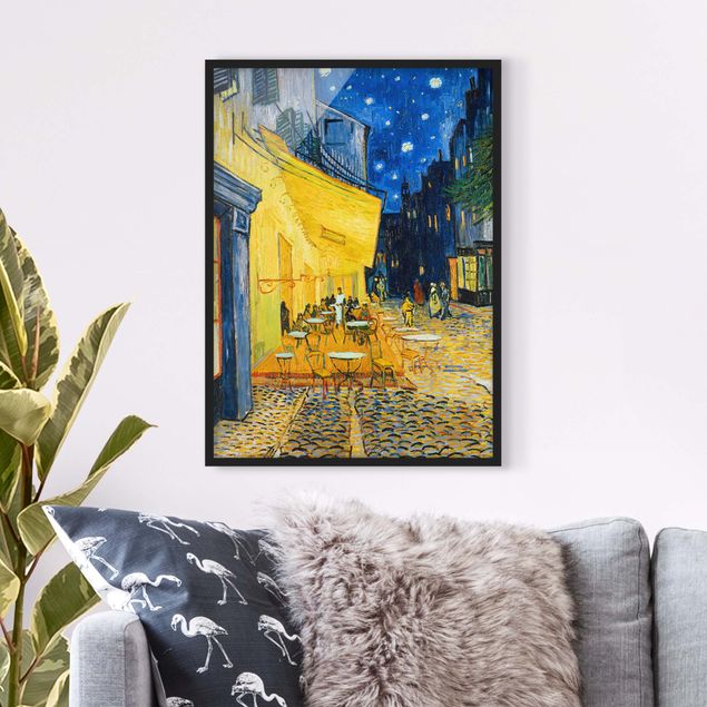 Plakat w ramie - Vincent van Gogh - Taras kawiarni w Arles