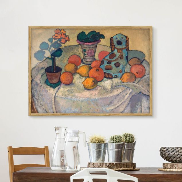 Dekoracja do kuchni Paula Modersohn-Becker - Martwa natura z pomarańczami