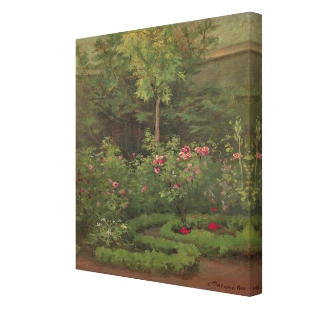 Romantyzm obrazy Camille Pissarro - Ogród różany