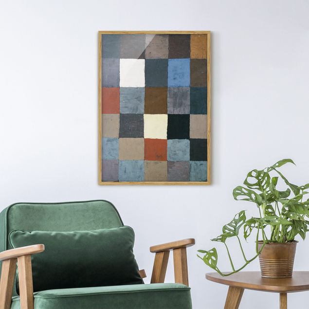 Obrazy w ramie artystyczny Paul Klee - płytka kolorowa