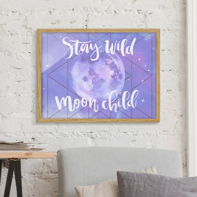 Dekoracja do kuchni Moon Child - Stay wild