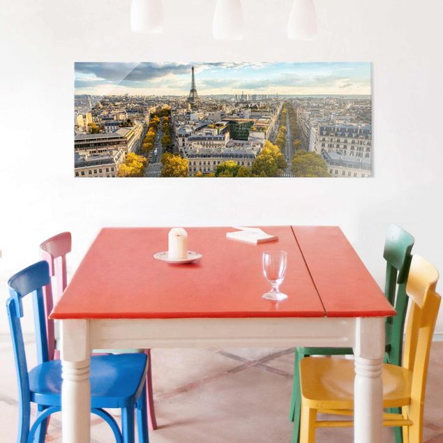 Obrazy na szkle Paryż Miły dzień w Paryżu
