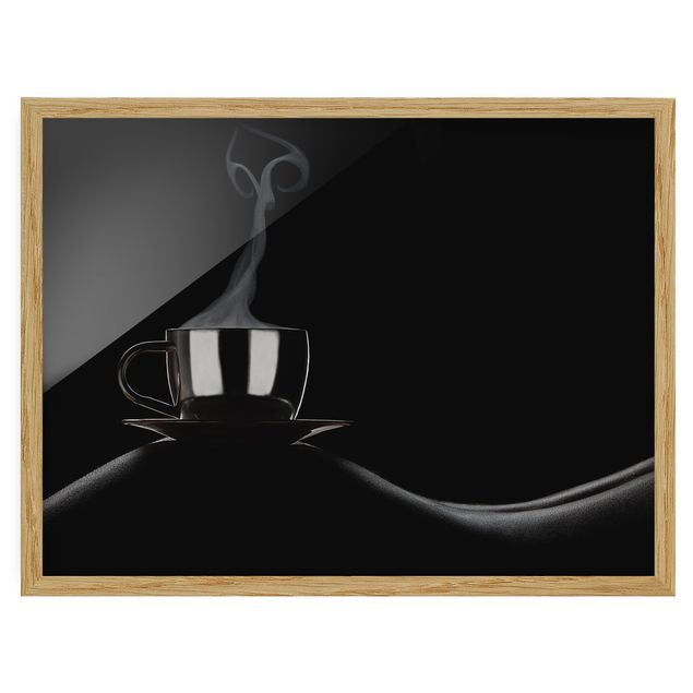 Obrazy kawa Kawa w łóżku