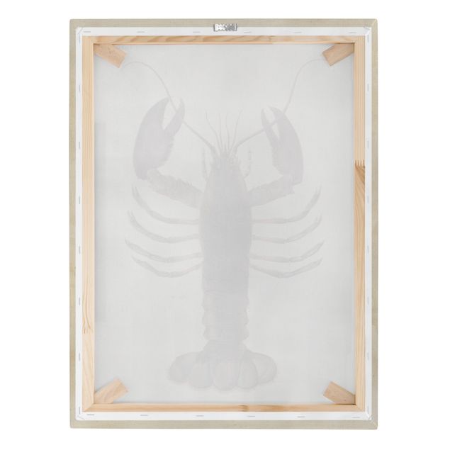 Obrazy na płótnie zwierzęta Ilustracja homara w stylu vintage