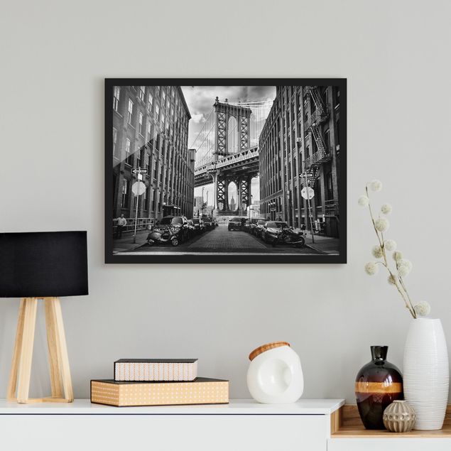 Nowy Jork obrazy Most Manhattan w Ameryce