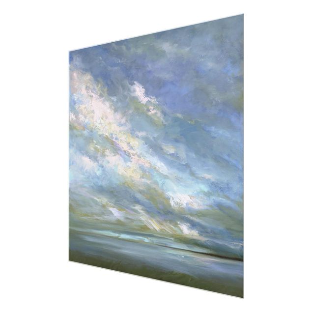 Obrazy na szkle abstrakcja Nadmorskie niebo