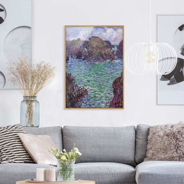 Obrazy w ramie artystyczny Claude Monet - Port Goulphar